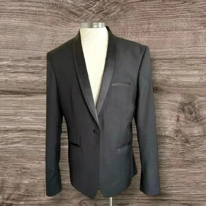 FREE ✅💎Men’s Vintage Black Tuxedo  Jacket
